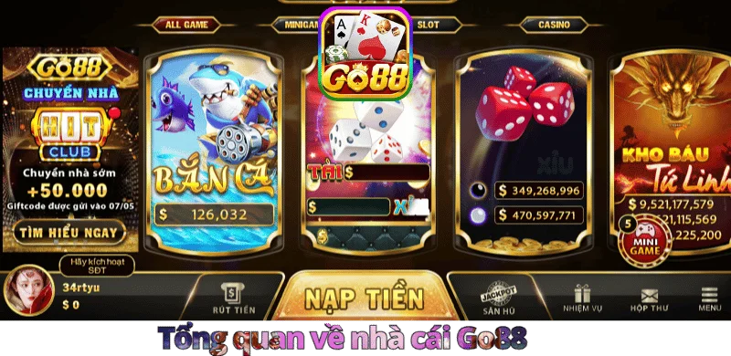 Tổng quan về cổng game bài Go88